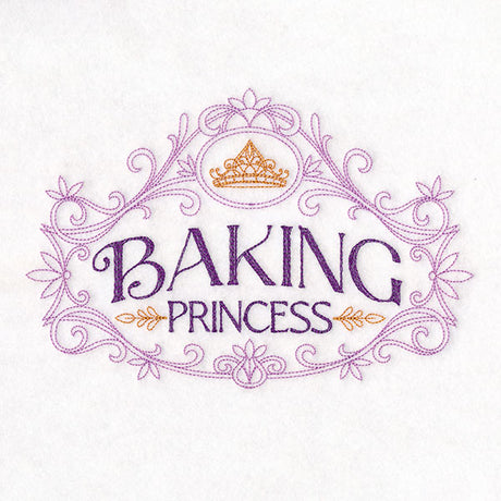Baking Royalty Sign - Princess