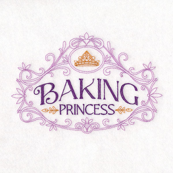 Baking Royalty Sign - Princess