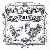 Naughty Chickens Lay Deviled Eggs