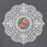 Dainty as Can Be Rose Doily (Organza)