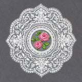 Dainty as Can Be Rose Doily (Organza)