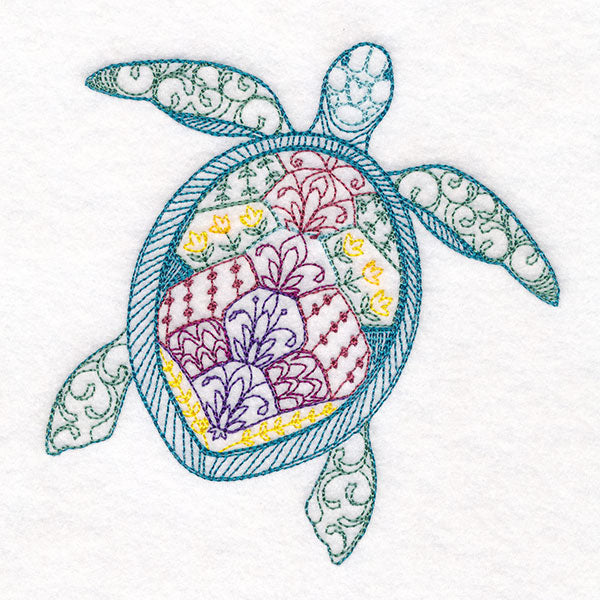 Doodle Delights - Sea Turtle