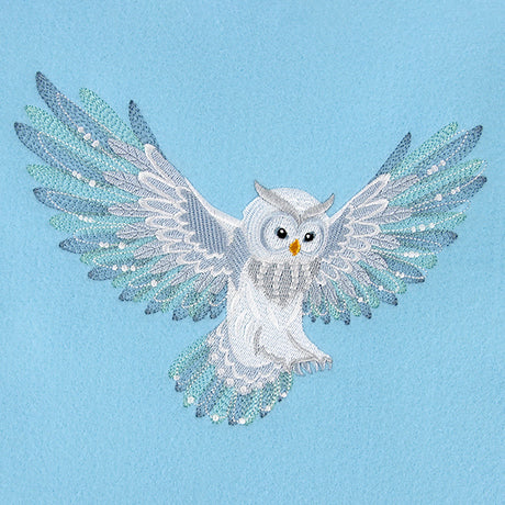 Textured for Winter Owl