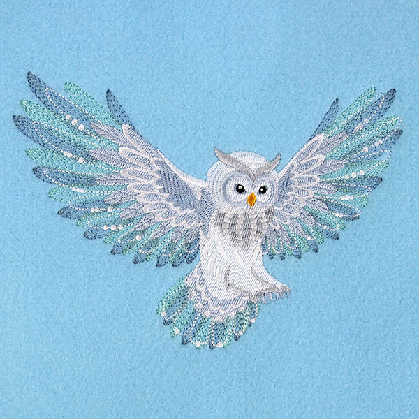 Textured for Winter Owl