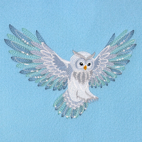 Textured for Winter Owl