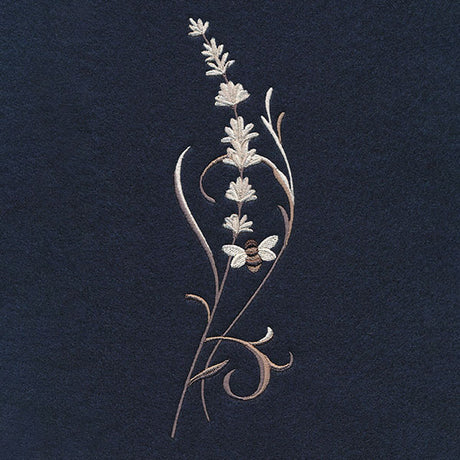 Regal Blooms & Bees Vertical Border