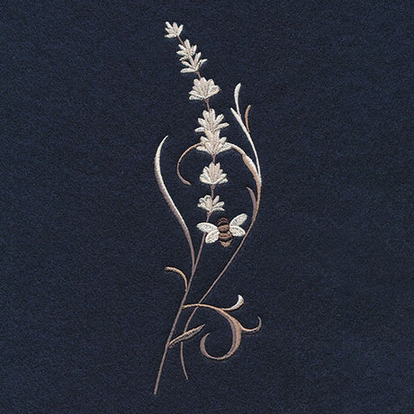 Regal Blooms & Bees Vertical Border