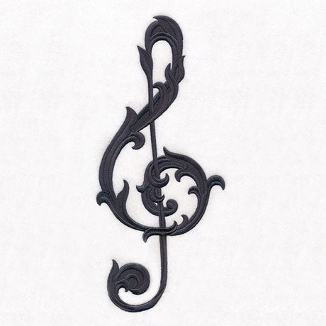 Baroque Filigree Treble Clef