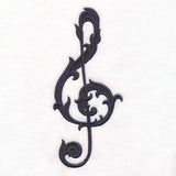 Baroque Filigree Treble Clef