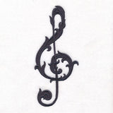 Baroque Filigree Treble Clef