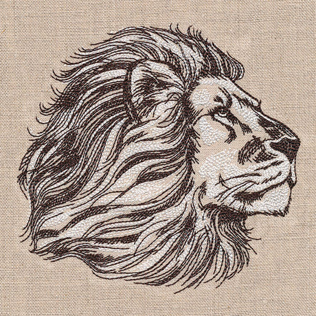 The Pride of a Lion Etching