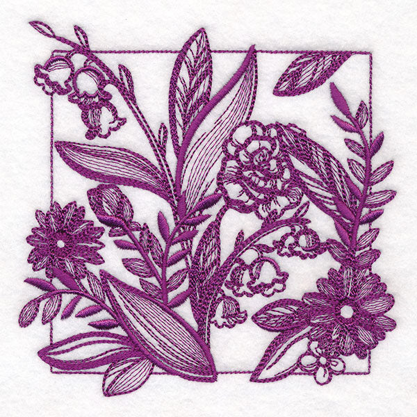 Wild Garden Beauty Square 1