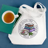 Drink Good Tea, Read Good Books Stamp