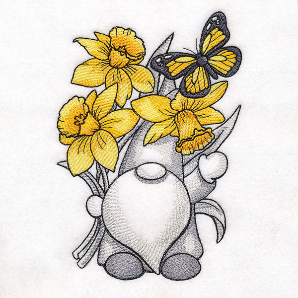 Among the Daffodils Gnome