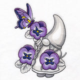 Among the Pansies Gnome