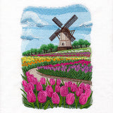 Adventure to Holland Tulip Windmill Scene