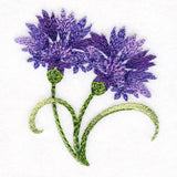 Textured Bachelor Button Accent