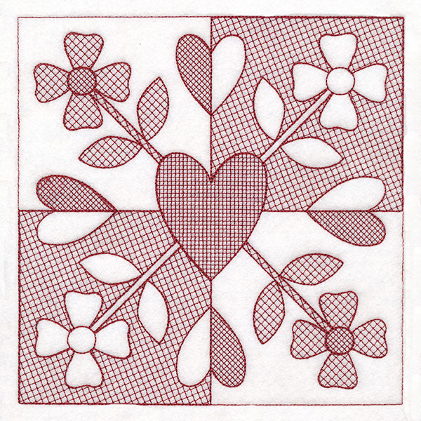 Cottage Nostalgia Quilting - Flowers (Trapunto)