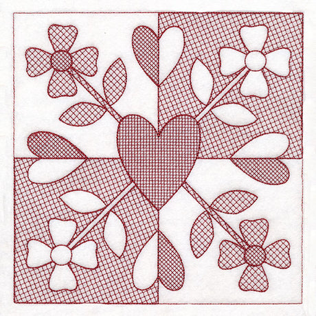 Cottage Nostalgia Quilting - Flowers (Trapunto)