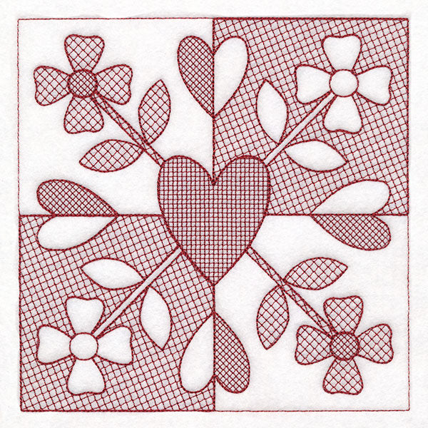 Cottage Nostalgia Quilting - Flowers (Trapunto)