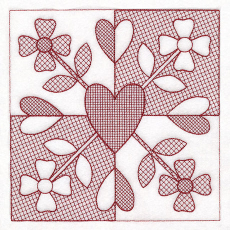 Cottage Nostalgia Quilting - Flowers (Trapunto)