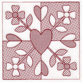 Cottage Nostalgia Quilting - Flowers (Trapunto)