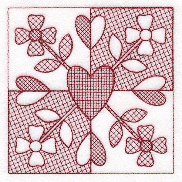 Cottage Nostalgia Quilting - Flowers (Trapunto)