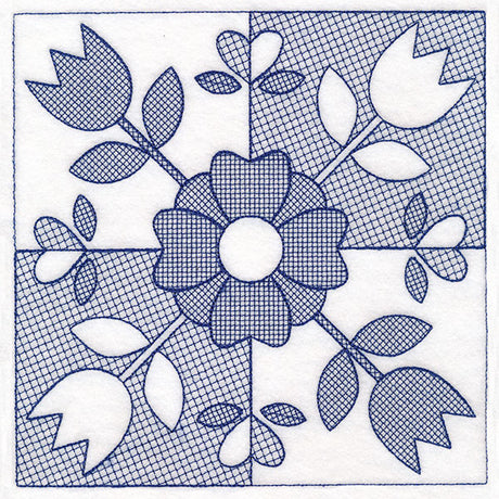Cottage Nostalgia Quilting - Tulips (Trapunto)
