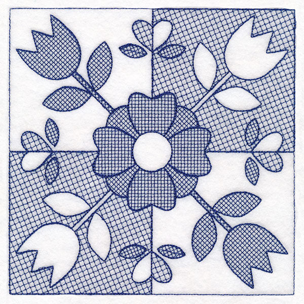 Cottage Nostalgia Quilting - Tulips (Trapunto)
