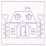 Cottage Nostalgia Quilting - House with Hearts (Double Run)