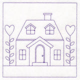 Cottage Nostalgia Quilting - House with Hearts (Double Run)