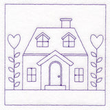 Cottage Nostalgia Quilting - House with Hearts (Double Run)