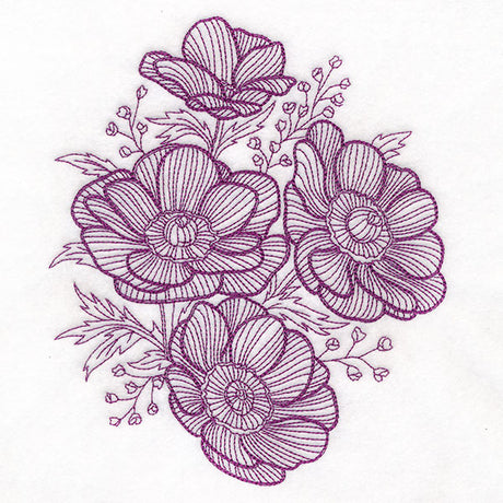 Dimension in Contour Anemone Bouquet