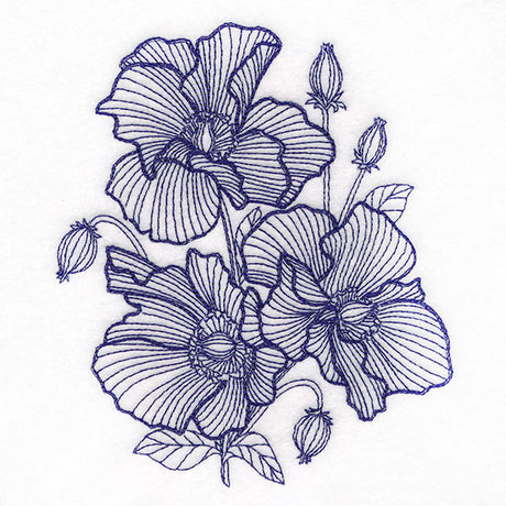 Dimension in Contour Poppy Bouquet