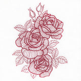 Dimension in Contour Rose Bouquet