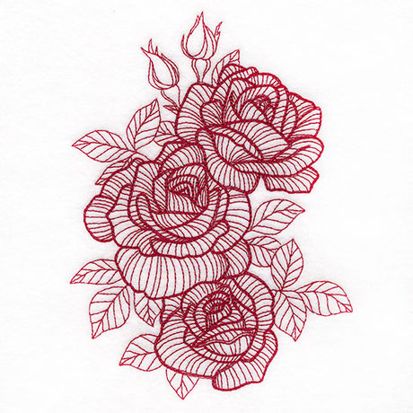 Dimension in Contour Rose Bouquet