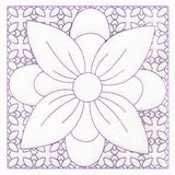 Retro Details Flower Quilting 1 (Double Run)