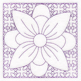 Retro Details Flower Quilting 1 (Double Run)