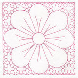 Retro Details Flower Quilting 2 (Double Run)