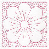 Retro Details Flower Quilting 2 (Double Run)