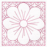 Retro Details Flower Quilting 2 (Double Run)