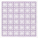 Retro Details Flower Quilting Pattern 1 (Double Run)