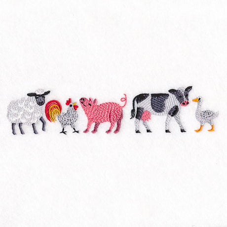 Fabulous Farm Animal Friends Border