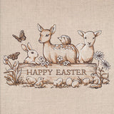 Happy Easter Woodland Animals Feature