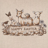 Happy Easter Woodland Animals Feature