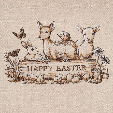 Happy Easter Woodland Animals Feature