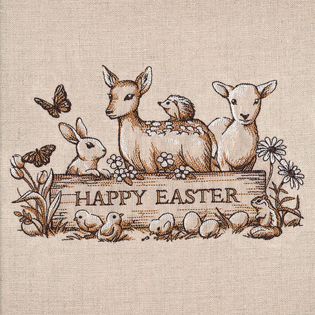Happy Easter Woodland Animals Feature
