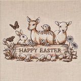 Happy Easter Woodland Animals Feature
