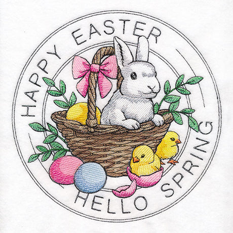 Happy Easter Hello Spring Stamp