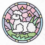 For the Love of Easter Stained Glass - Lamb